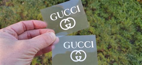 Gucci heat transfer sticker